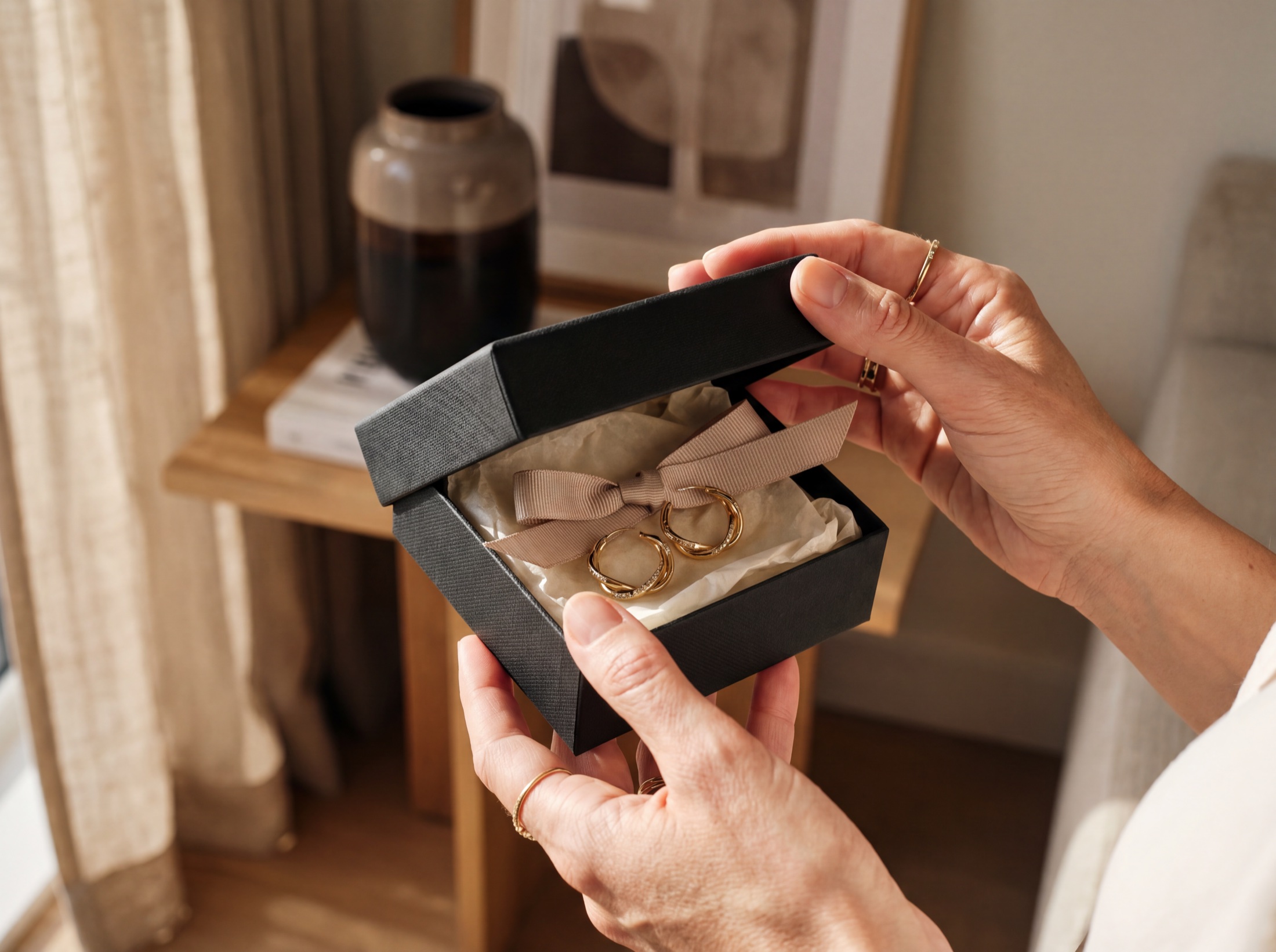 Demi-fine jewellery gifting moment